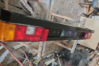 restauro parafango posteriore camper